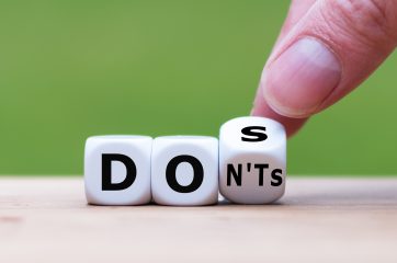 Dos and Don’ts for policy messages